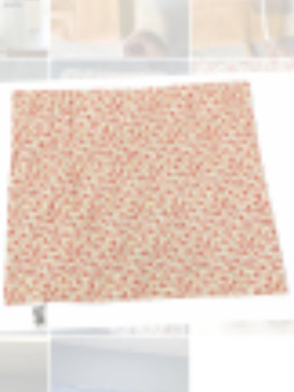 Vintage GAP Floral Bandana Scarf Rayon Cottagecore Y2K Red Cream 17x17